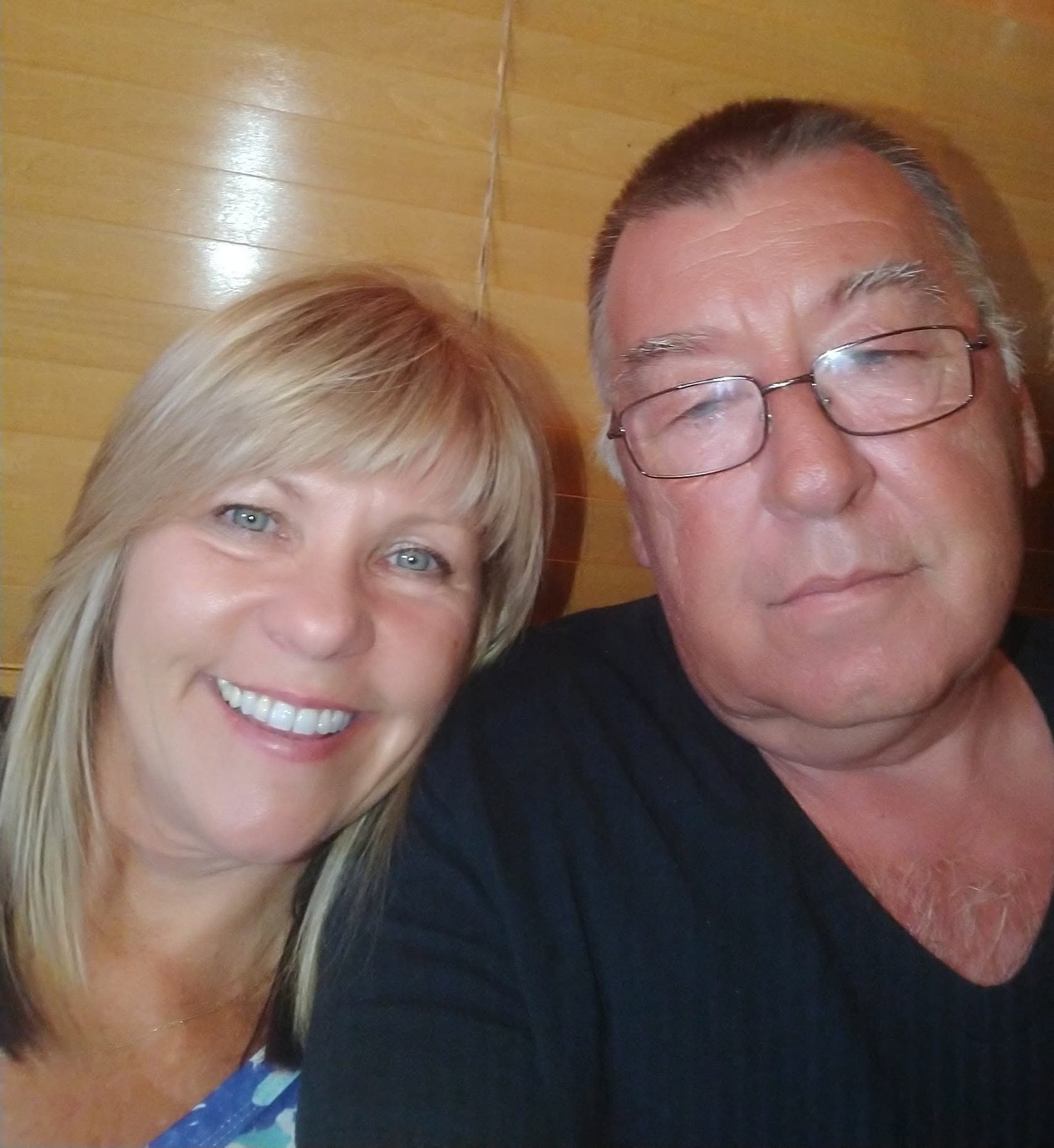 Mik and his wife Juliana together